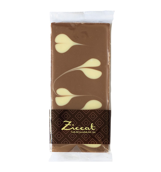 Milchschokolade mit weisser Schokolade